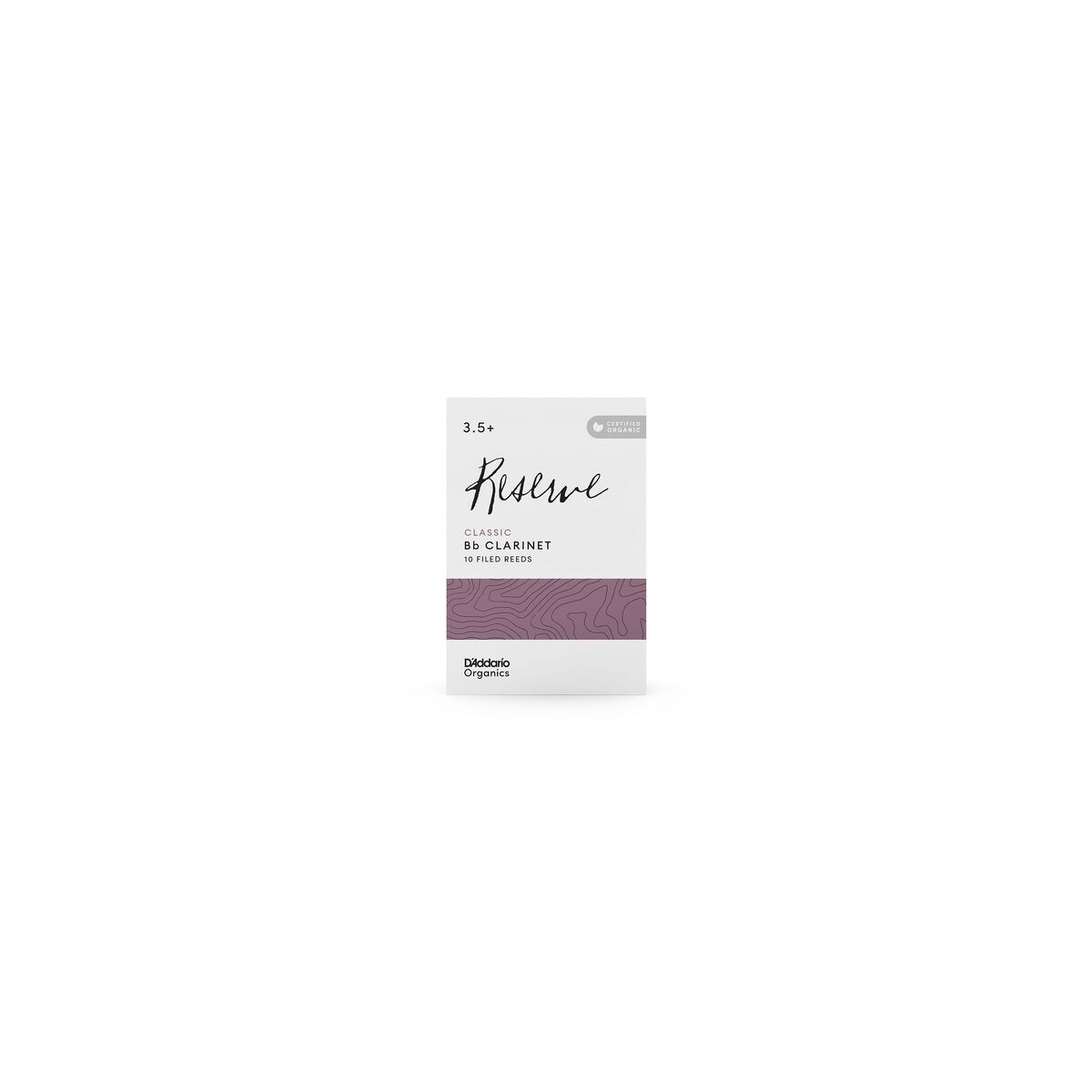 Caña clarinete D'Addario Reserve Classic 3,5+ (Caja 10)
