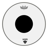 Parche 15" transparente centro-negro Remo
