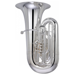 TUBA IN C THUNDERBIRD 6/4 - Silver-plated