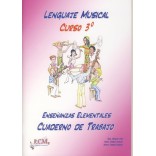 Lenguaje musical enseñanzas elementales 3 Cuaderno de Trabajo, de Raul Segura y RCM Ediciones Musicales