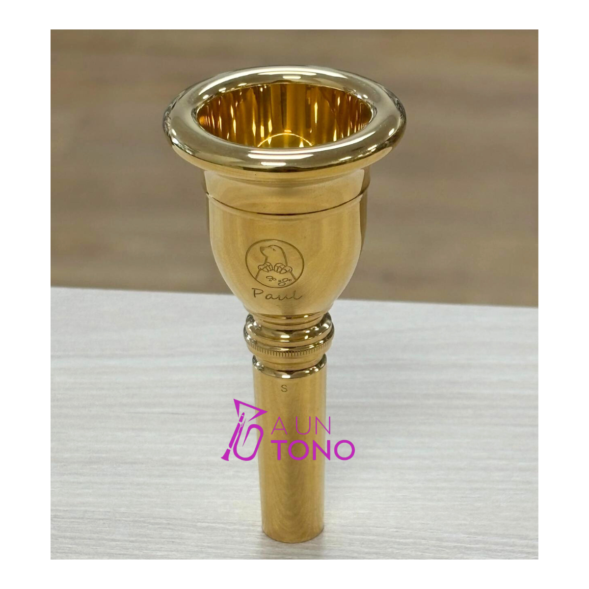 Tuba mouthpiece Perantucci Andreas Hofmeir Paul (Fa model) GOLD