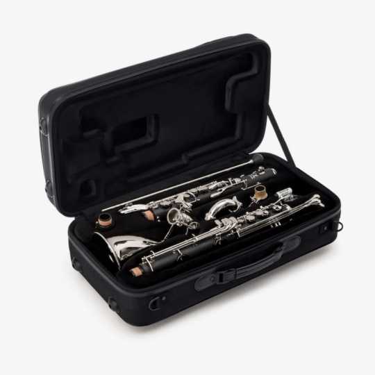 Backun Bb bass clarinet Alpha up to Eb silver