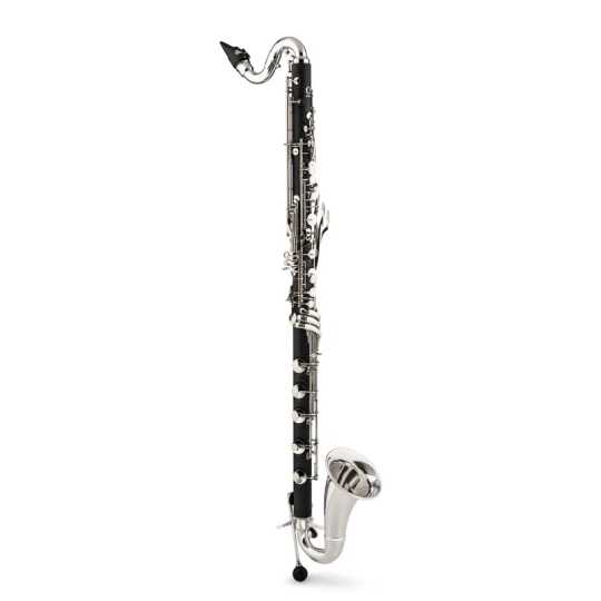 Backun Bb bass clarinet Alpha up to C silver