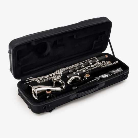 Backun Bb bass clarinet Alpha up to C silver