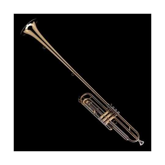 Trompeta de fanfarria tenor en Sib Wessex R-135 lacada