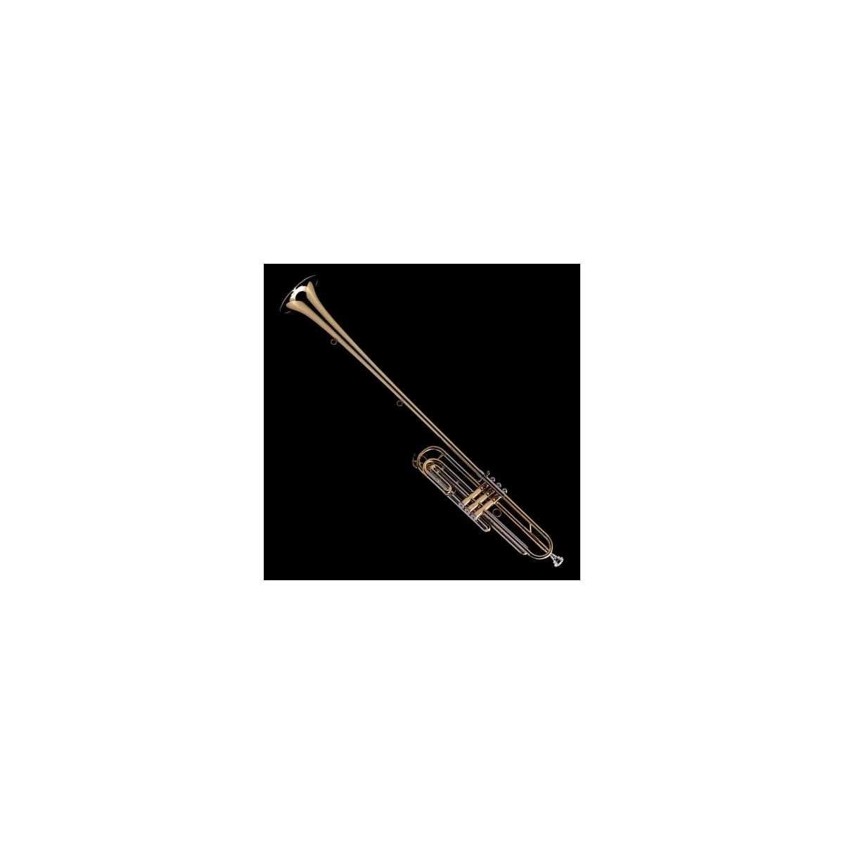 Trompeta de fanfarria tenor en Sib Wessex R-135 lacada
