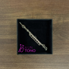 Silver 3D flute pin