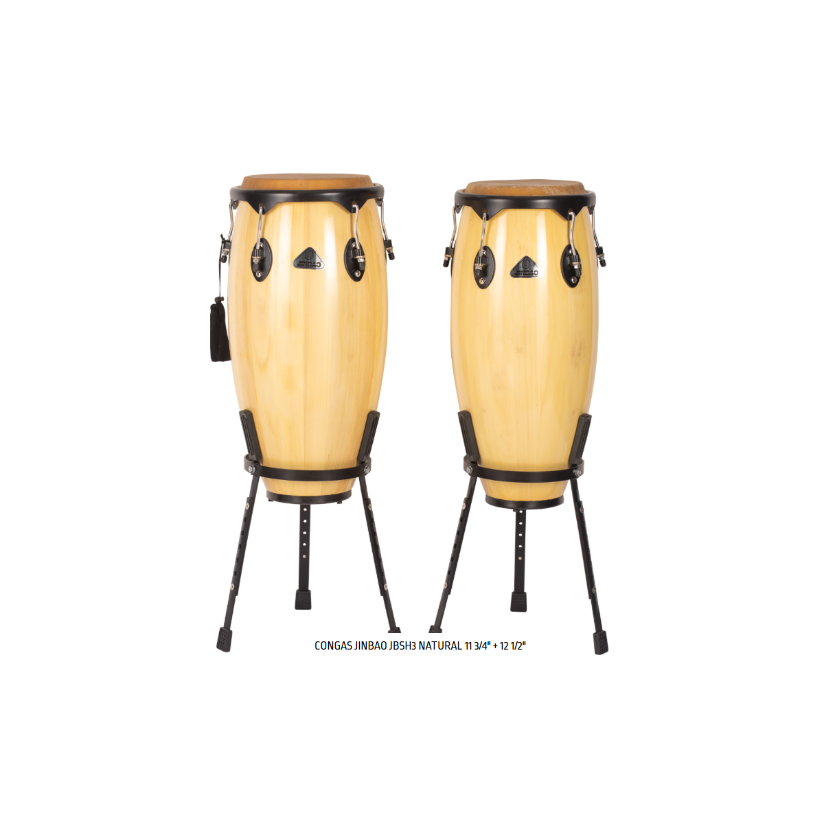 Set Congas Jinbao 11" Y 12 " Jbsh3 Natural