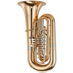 Tuba en Sib Miraphone Hagen 496B 5 cilindros lacada