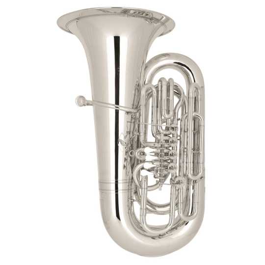 Tuba en Sib Miraphone Siegfried 98B plateada | A Un Tono Tuba en Sib Miraphone Siegfried 6/4 98B plateada