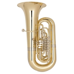 Tuba en Sib Miraphone Hagen 496A 4 cilindros lacada