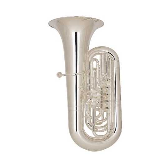 Tuba en Sib Miraphone Hagen 496B plata | A Un Tono Tuba en Sib Miraphone Hagen 496B 5 cilindros plateada