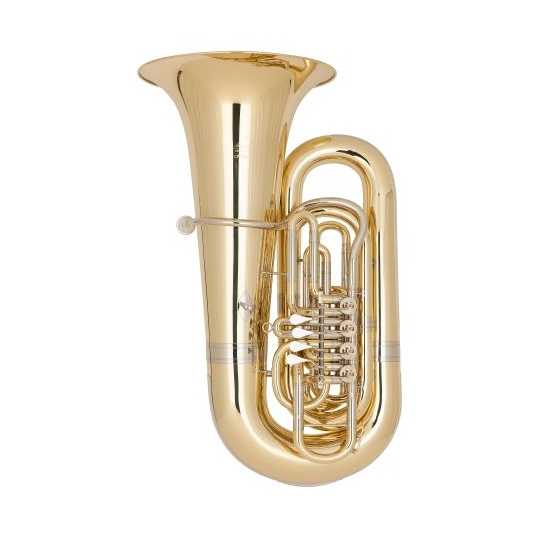 Tuba in Bb Miraphone Hagen 497A 4 valves lacquered