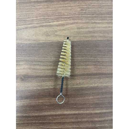 Metal mouthpiece cleaning brush