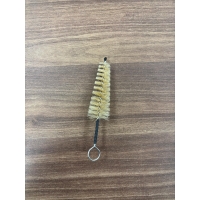 Metal mouthpiece cleaning brush