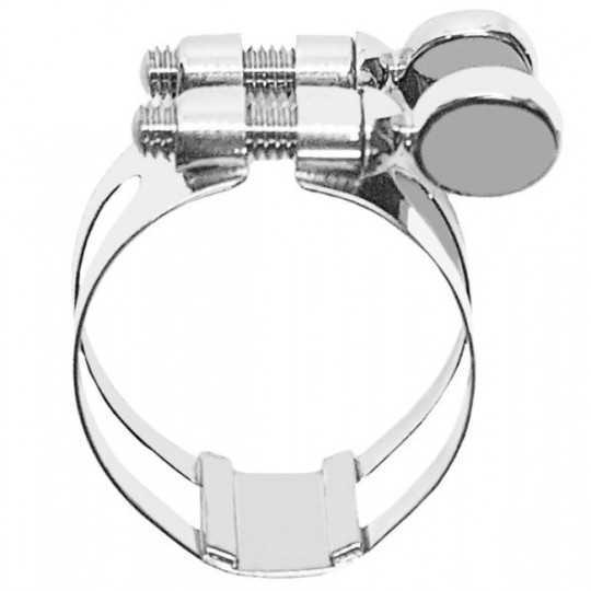 Tenor sax clamp Bonade inverted silver