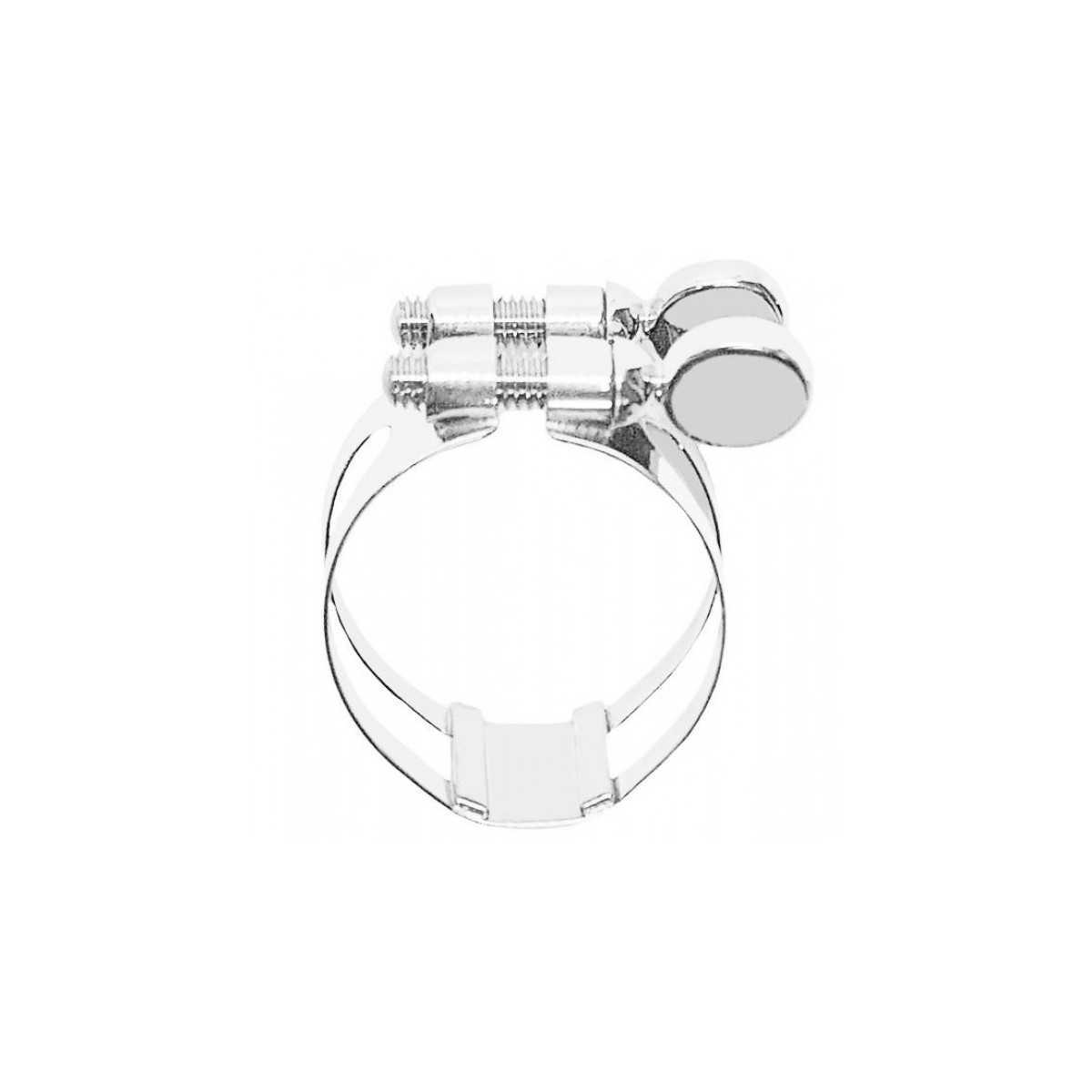 Clarinet ligature Bonade inverted nickel-plated