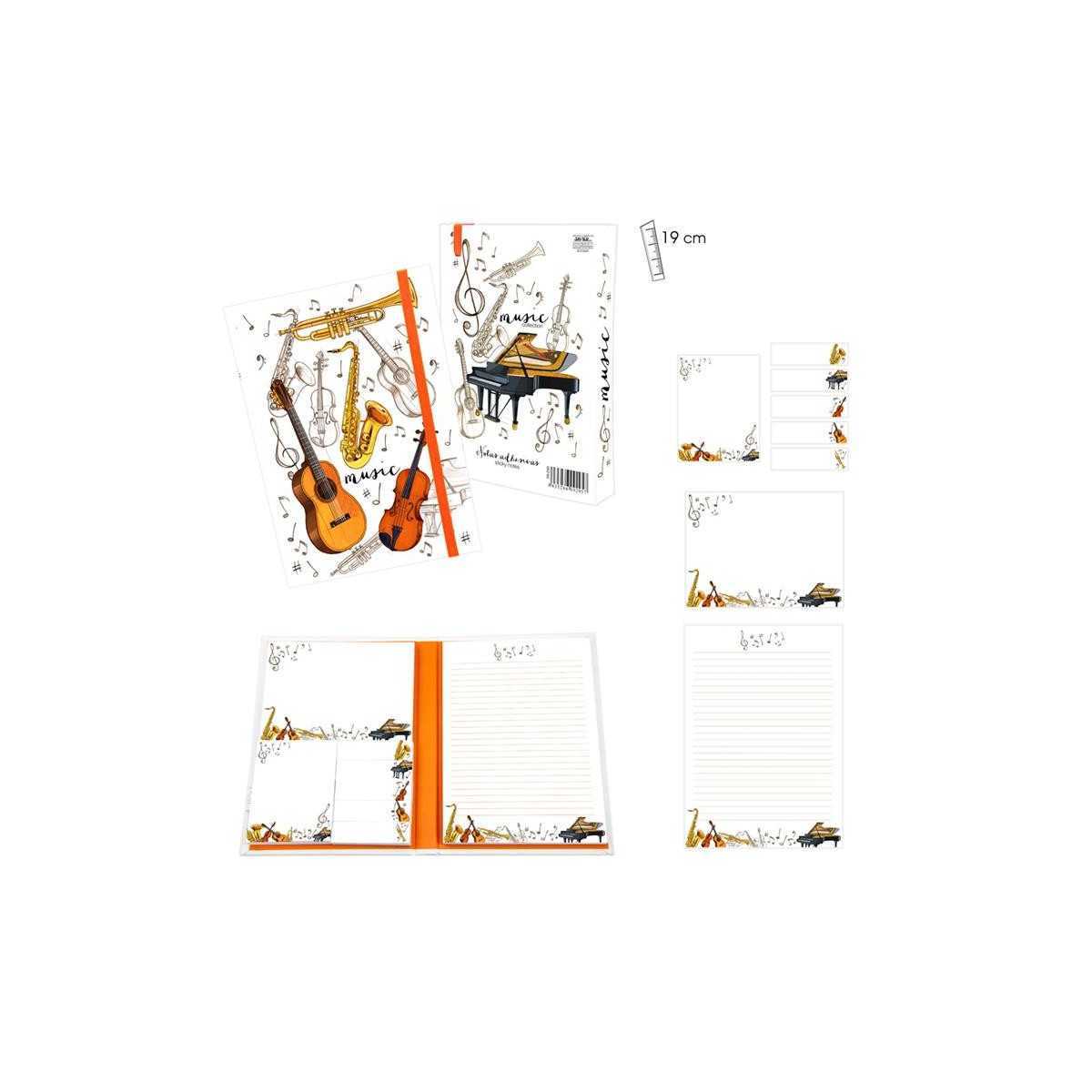 Schedule notes and post-it notes instruments