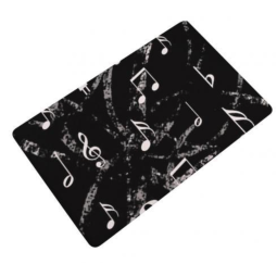 Musical notes carpet