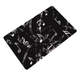 Musical notes carpet