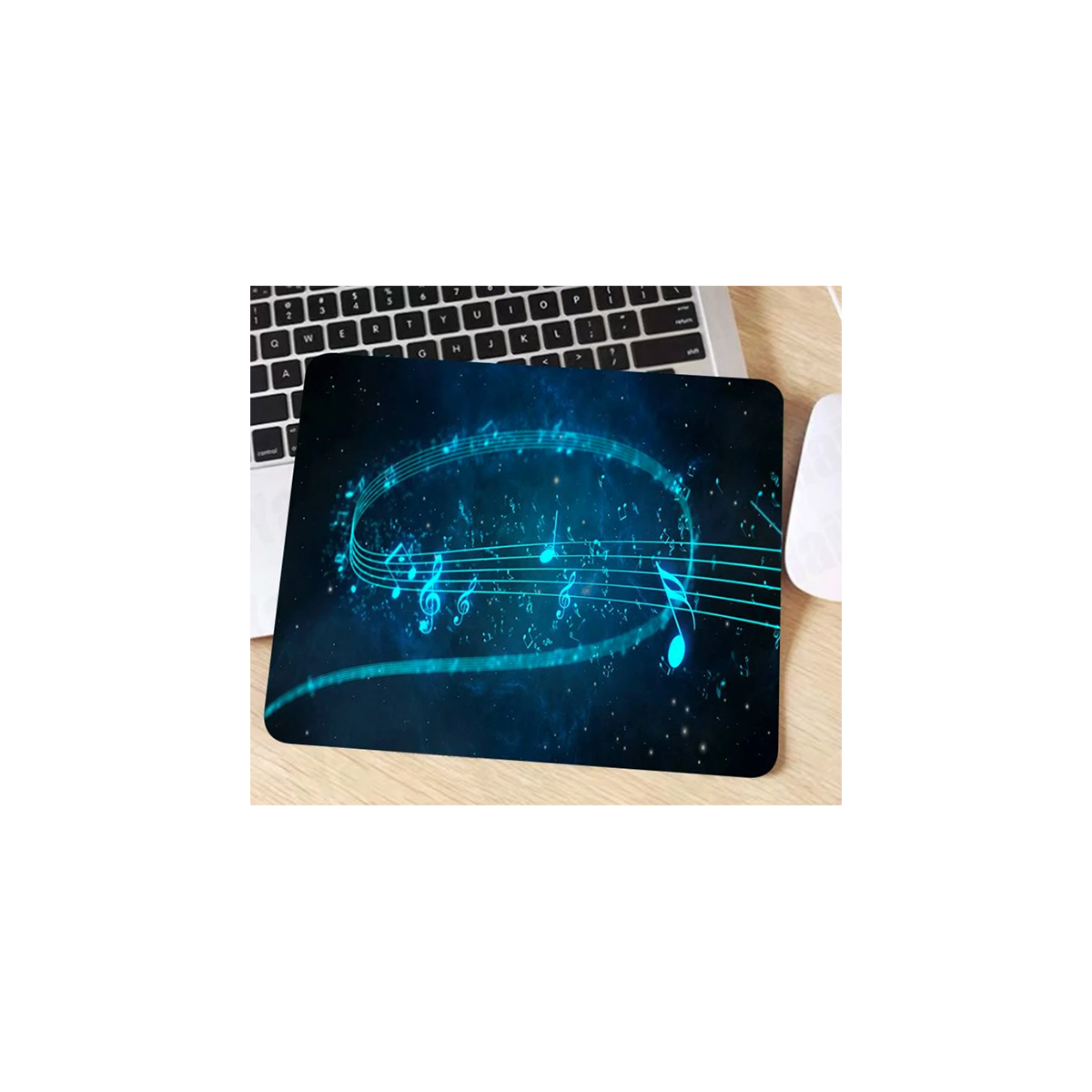 Turquoise mouse pad