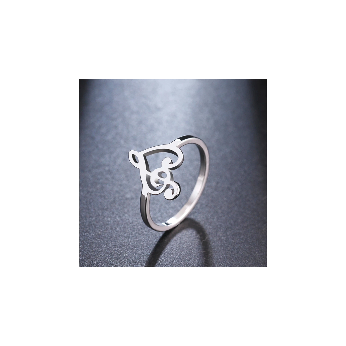 Solfa ring 10 stainless steel