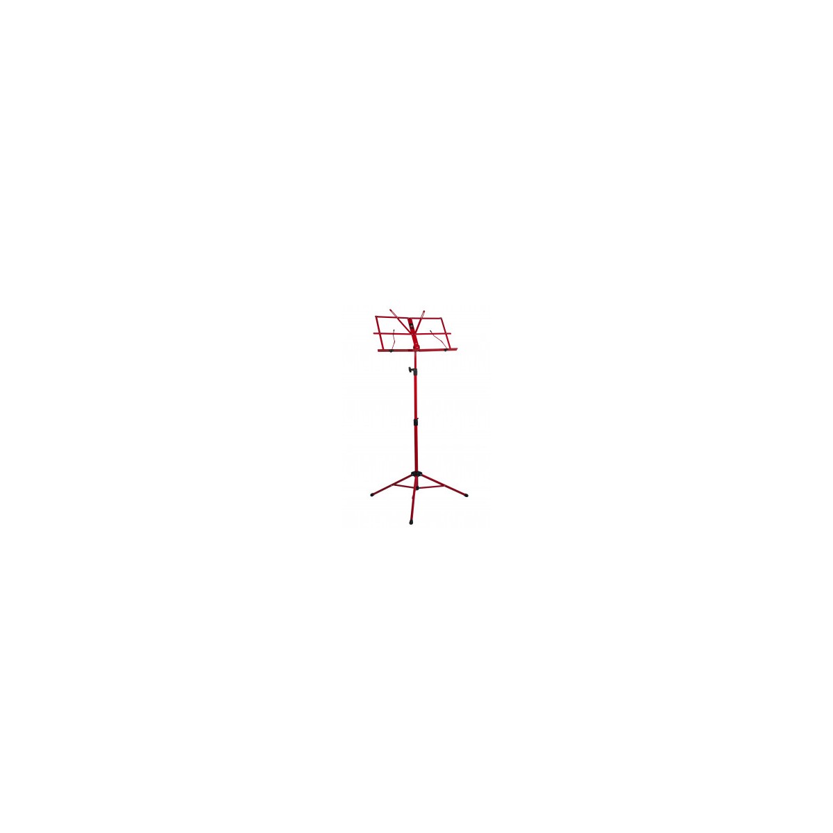 Folding music stand TCM red with case