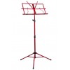 Folding music stand TCM red with case