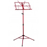 Folding music stand TCM red with case