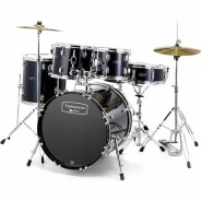 Batería mapex tornado negra con platos