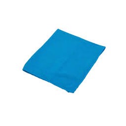 Microfiber cleaning cloth in blue color.