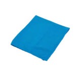 Microfiber cleaning cloth in blue color.