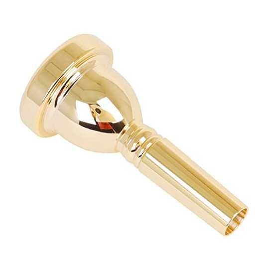Trombone mouthpiece 5g, gold-plated wide shank