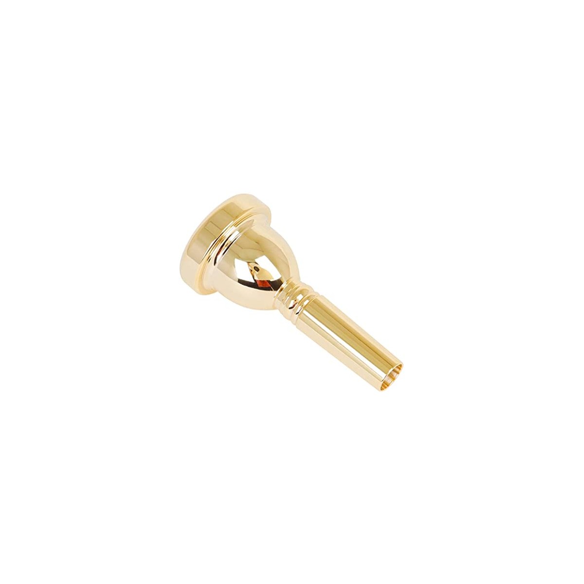 Trombone mouthpiece 5g, gold-plated wide shank