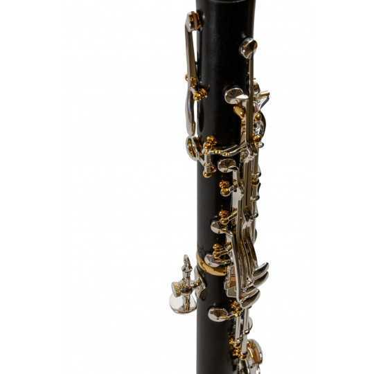 Clarinete sib backun protégé granadilla 18 llaves plata y pilares oro Clarinete sib Backun protégé granadilla 18 llaves plata y pilares oro