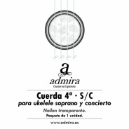 Cuerda ukelele 4ª sol admira soprano