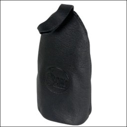Case for euphonium/trombone mouthpiece, leather with zipper