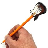 Pencil with dark classical guitar