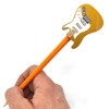 Pencil with golden electric guitar Pencil with golden electric guitar