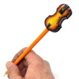 Pencil with violin