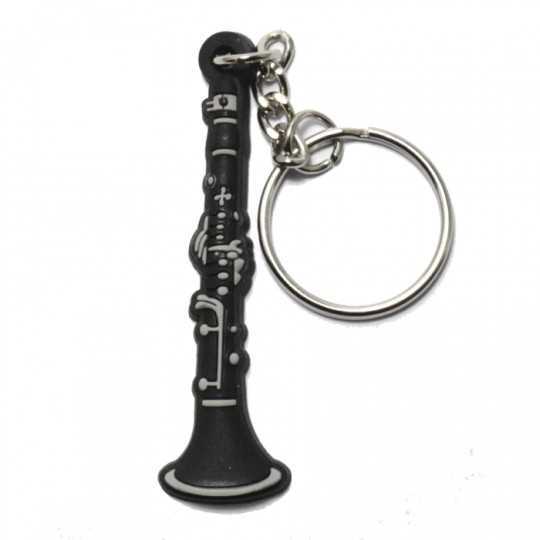 Flexible clarinet keychain