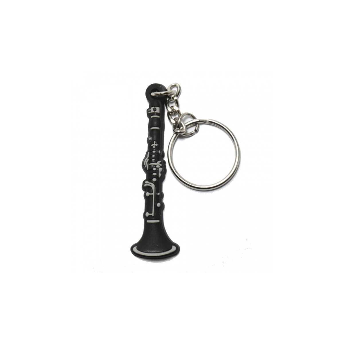 Flexible clarinet keychain