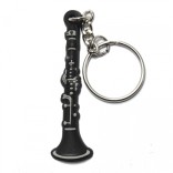 Flexible clarinet keychain