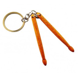 Percussion drumsticks keychain (wood)