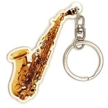 Saxophone keychain