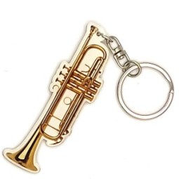 Trumpet keychain
