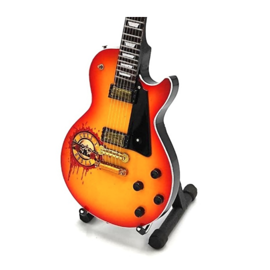 Mini guitarra de colección - guns n´ roses - tribute