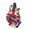 Mini guitarra de colección - the beatles - tribute - abbey road