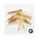 Oboe reed made of 12RC singing cane, measuring 10.5-10.75, gouged and shaped.