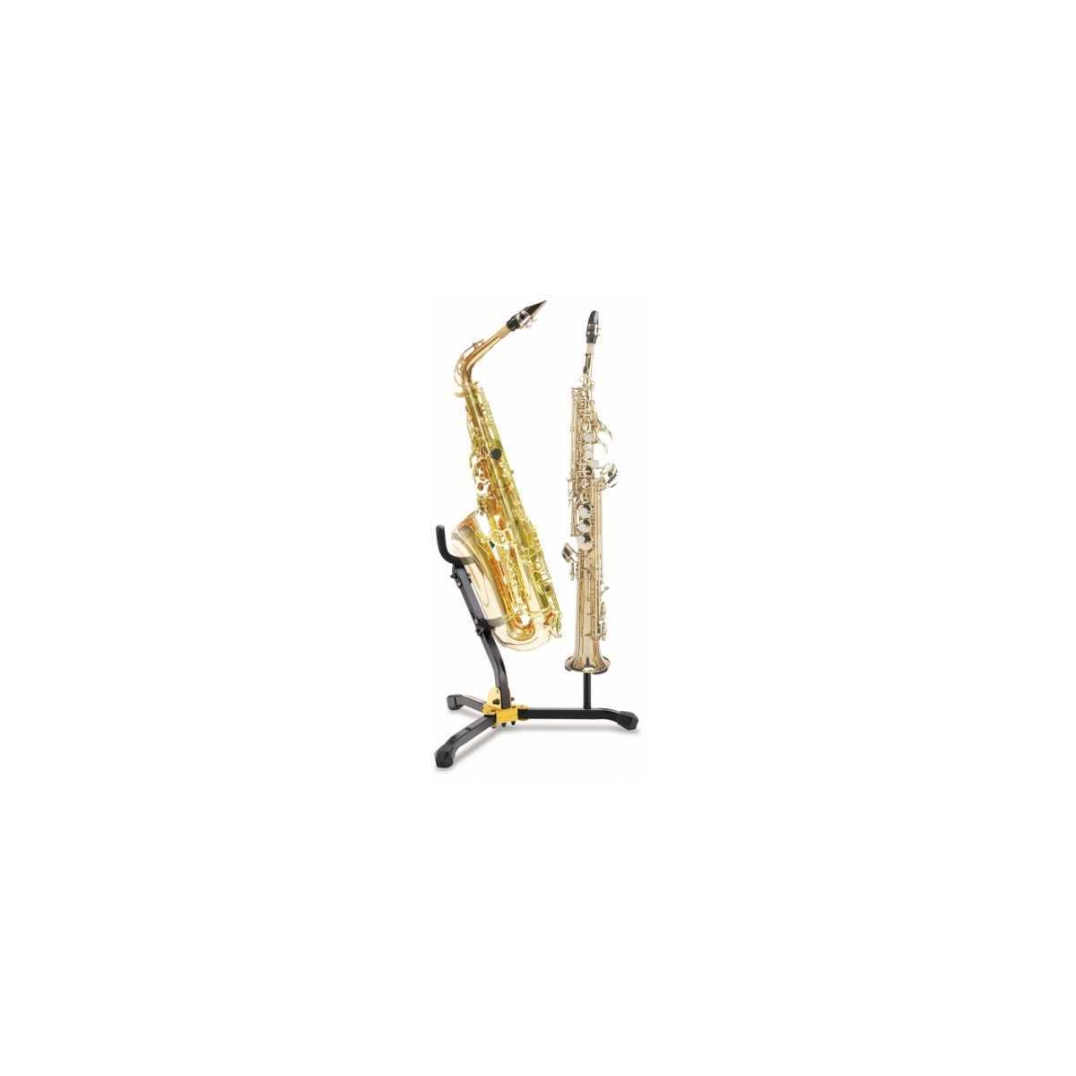Soporte saxo alto/tenor y soprano (2 instrumentos) hércules 533b